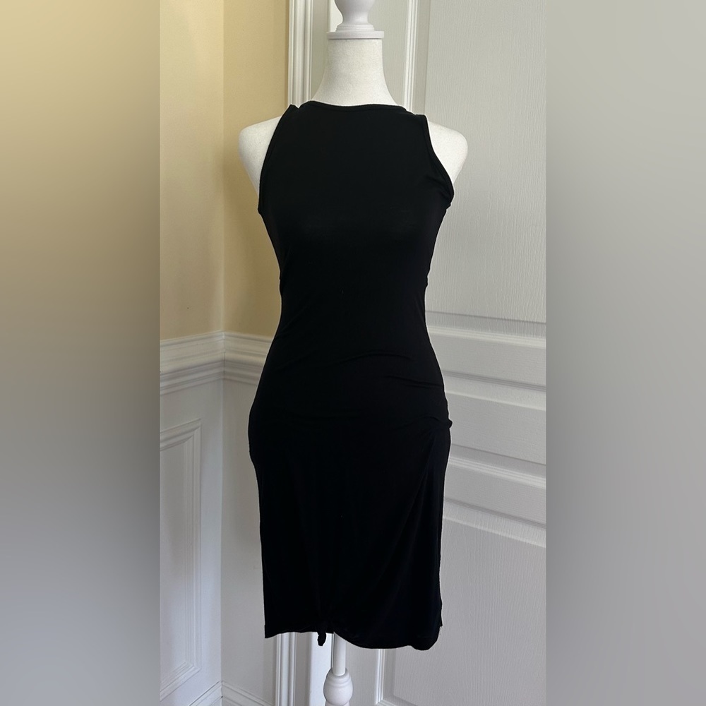 American Eagle Outfitters Black Open Back Dress Size Small
